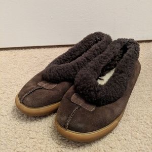 UGG Slip on Slippers Dark Brown
